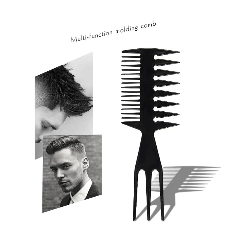 10pcs Barber Hairdressing Combs Multifunction Hair Detangler Comb Anti-static Haircare Hairstyling Set Stylist Accessories Tools 2