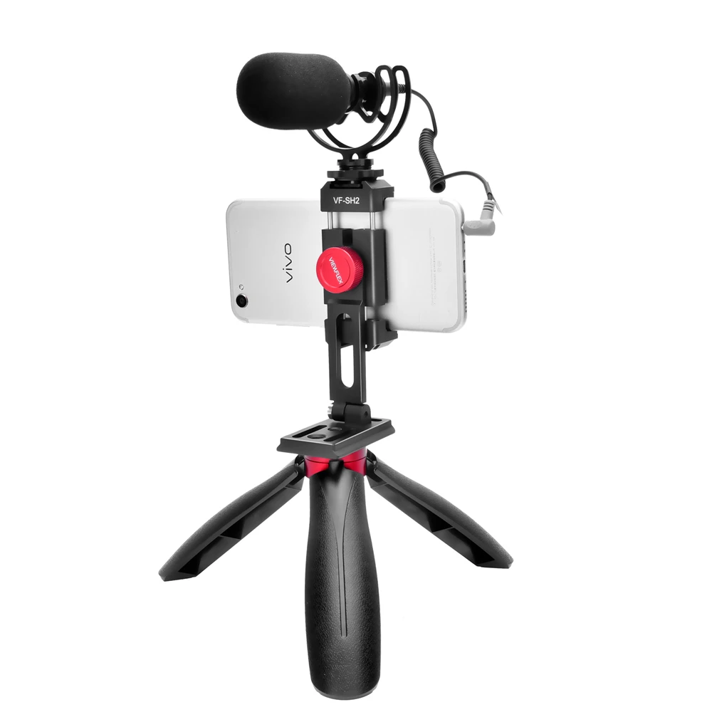 VF-K2 Smartphone Microphone Kit with Vertical & Horizontal Shooting for Tiktok Y