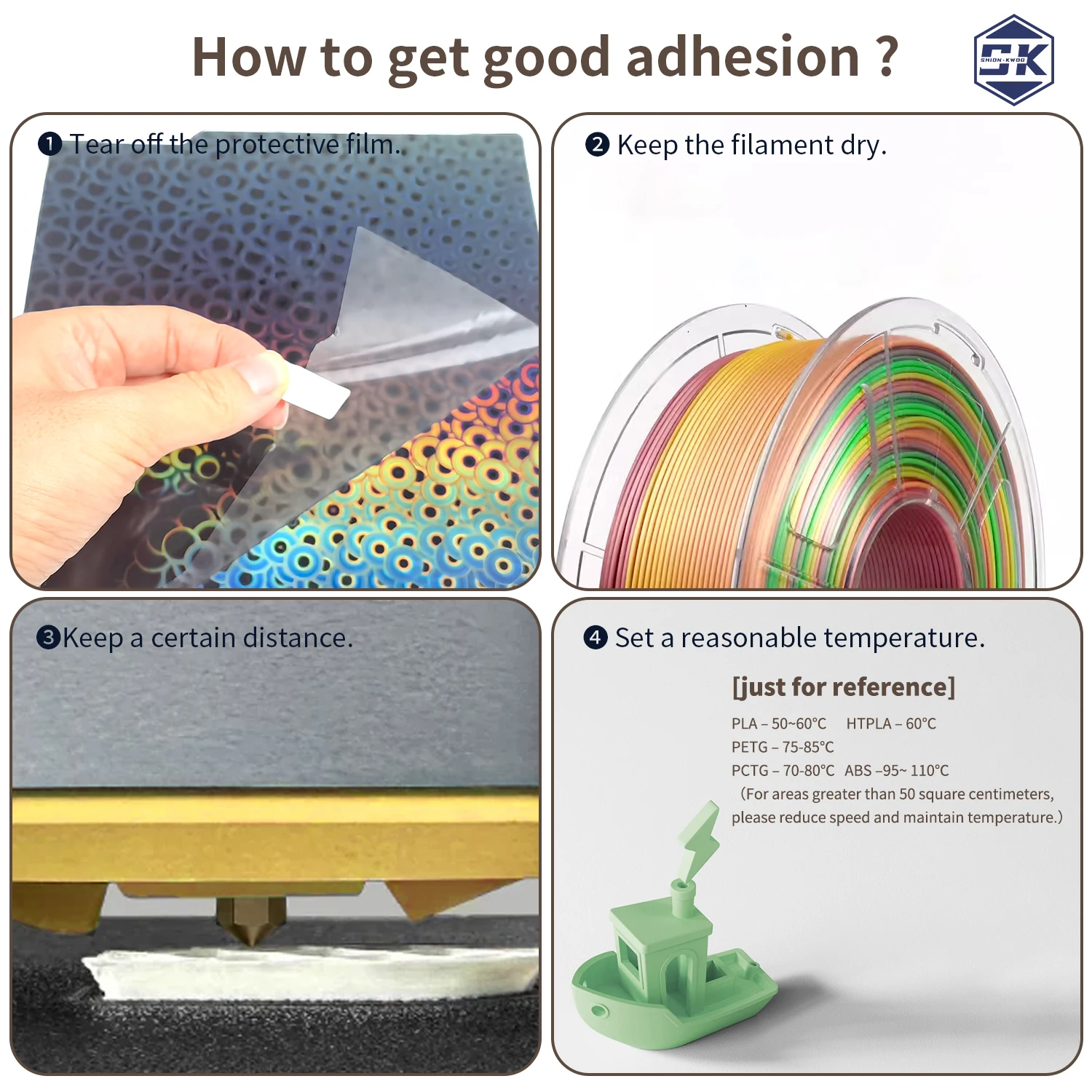 Hiraith Piastra Stampa 3D PEI/PEY - Doppia Lato Per PLA, ABS, TPU