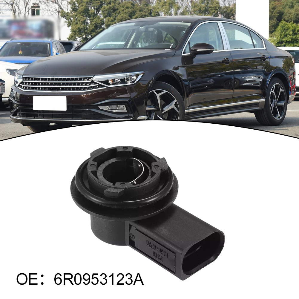 1x Car Light P21W-Bulb Lamp Holder Socket 6R0953123A Golf Replacement Parts Daytime Lighting Running Light Bulb Holder