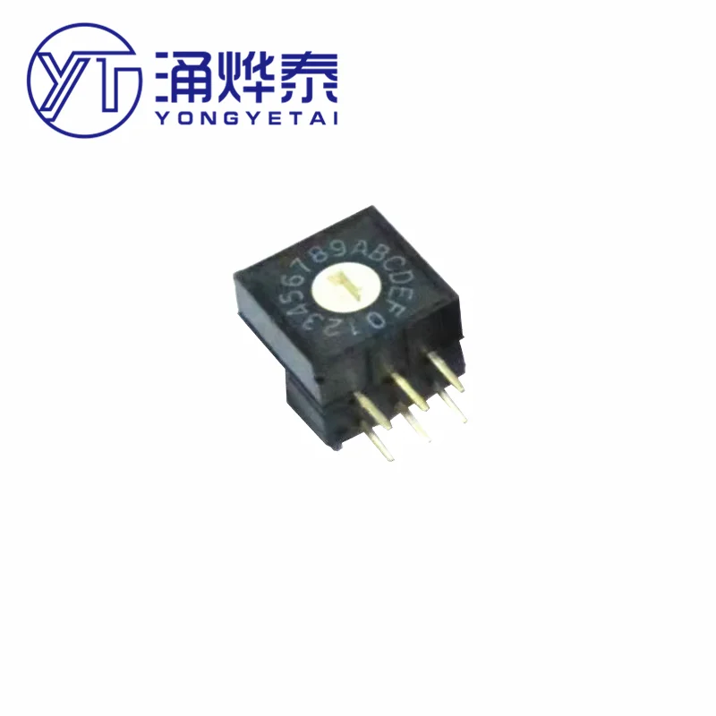 YYT 2PCS 0-F/16 gear 8421C rotary dial encoding switch RV3A-16R-V positive code 3:3