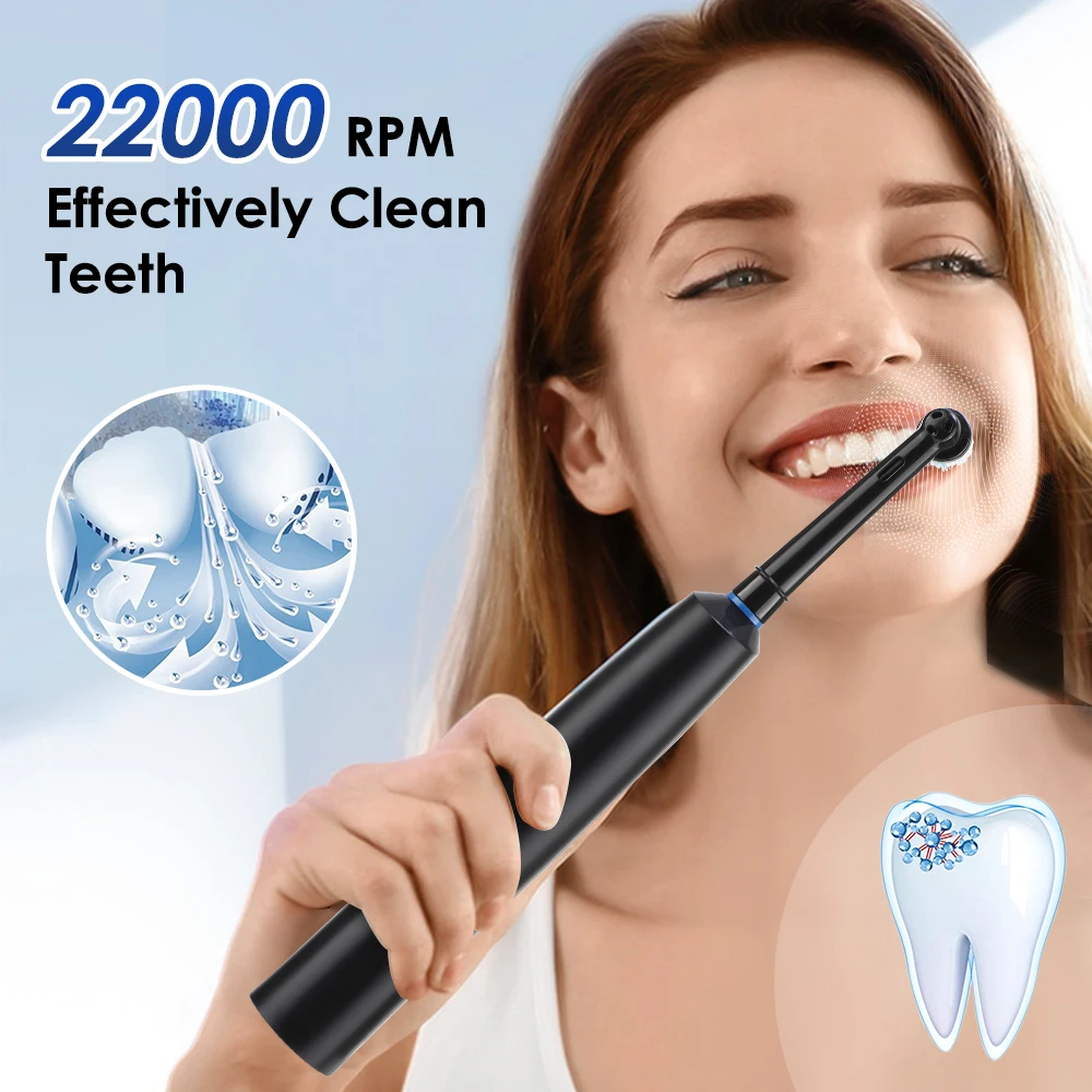 Rechargeable Rotary Electric Toothbrush with 8 Replacement Heads
