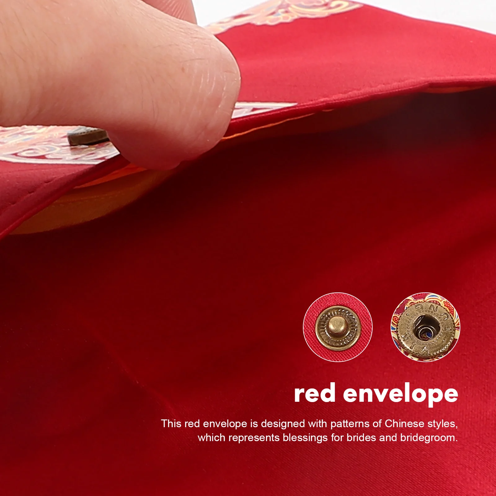결혼식 돈 봉투, 중국 약혼 용품, 레드 브로케이드, 파티 선물, 패킷 스타일