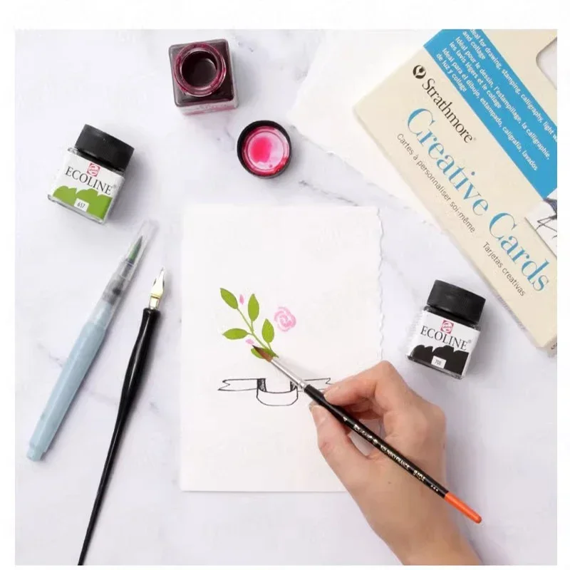 Talens Ecoline Pro-Grade Transparent Watercolor Ink Vivid Fast-Drying for Designers Illustrators 1pc