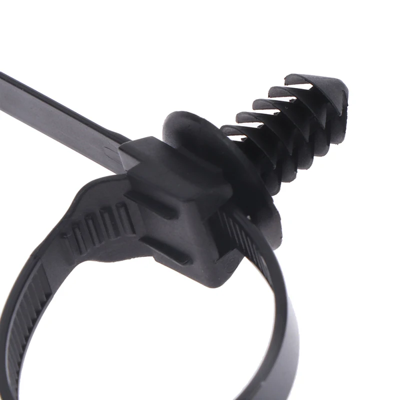 Description Picture 6 of item10pcs M8 Hole Removable Threaded Nylon Plastic Vehicle Motocycle Cable Tie Car Harness Retainer Clip Push Mount Auto Fasteners