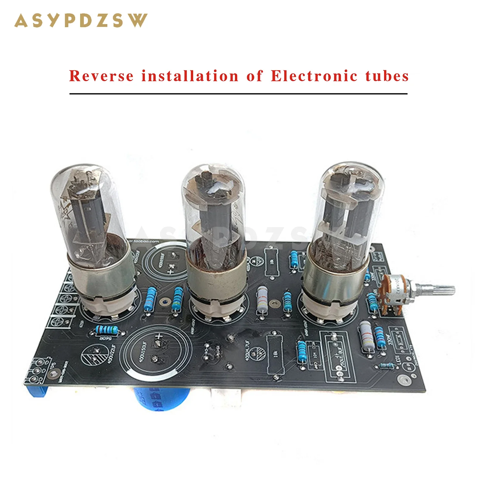 단단한 나무 쉘 HIFI 6N8P 직접 결합 튜브 프리 앰프 6N8P + 6SN7 + CV181 6Z5P 정류기 튜브 프리 앰프 포함