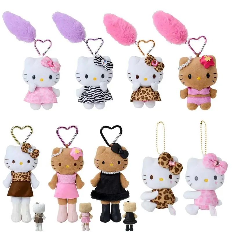 Plush Keychain Kawaii Sanrio Hello Kitty Long Legs 11/13/16CM Doll Toy Backpack Pendant
