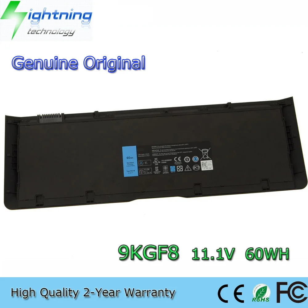 

Новый оригинальный 9KGF8 11,1 V 60Wh Аккумулятор для ноутбука Dell Latitude 6430u Ultrabook XX1D1 7hrjw TRM4D 6fntv