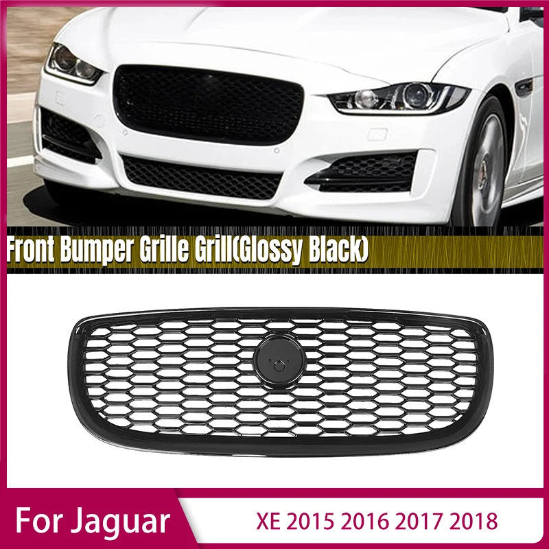 

Передняя решетка гоночная решетка для Jaguar XE 2015 2016 2017 2018 автомобильный верхний бампер