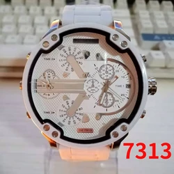 Luxury Men's Sport Watch with Large Dial Stainless Steel Analogue Quartz Watch DZ Fashionable Casual Business Watches for Men
