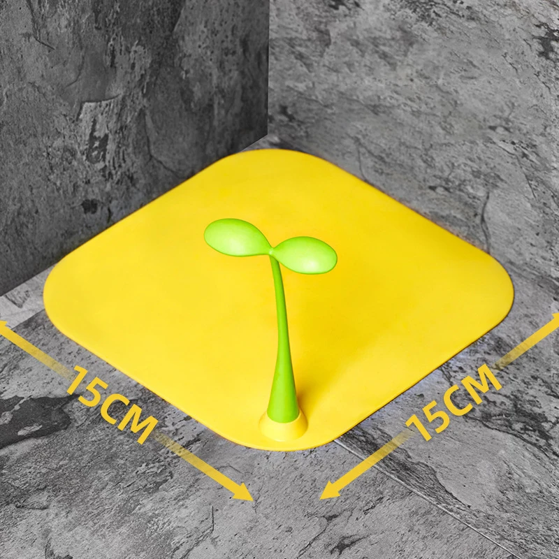 Sealing Cover Plugs Small Grass Sprouts Sewer Bean Sprouts Shape Deodorant Mat Silicone Anti-insect Anti-odor Floor Drain Cover Kitchen Bath