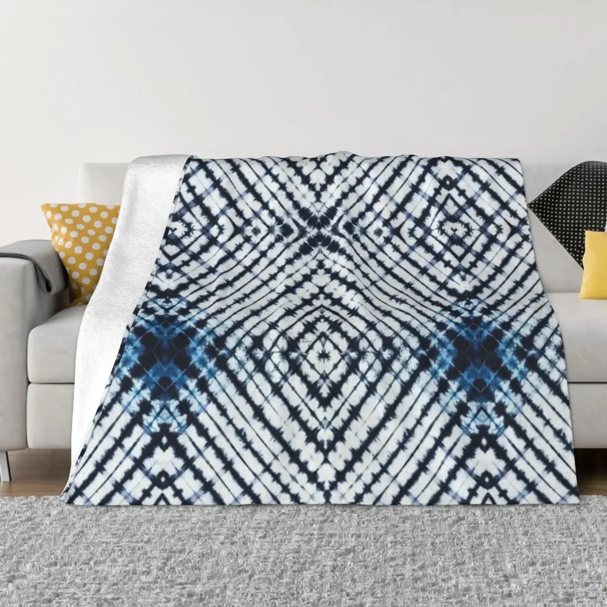 

Diamonds Indigo Throw Blanket Sleeping Bag christmas decoration Picnic Blankets Sofas Of Decoration Blankets