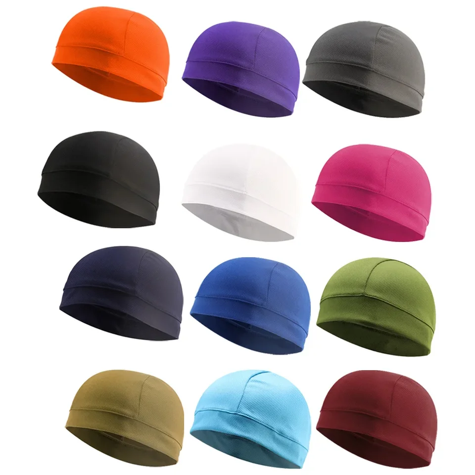 Pack De 3 Gorros De Seda Para Bicicleta | Talla Única (52-62 Cm) | Transpirable, Absorbente | Para Usar Bajo El Casco En Ciclismo O Running