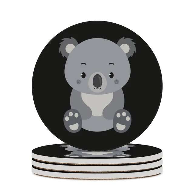 Koala Car Coaster Sublimation. Paper Koala Car Coaster