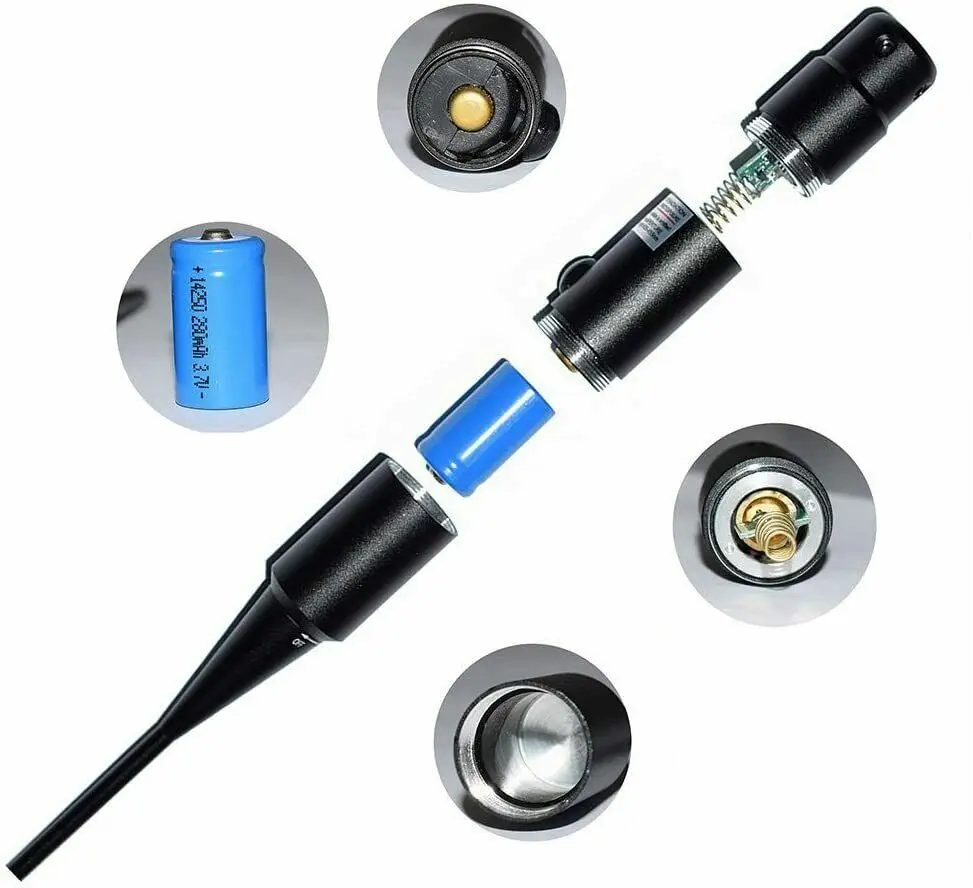 Hunting Red Laser Bore Sighter for .177 to .50 Caliber Scope Red Dot Sight laser bore sight