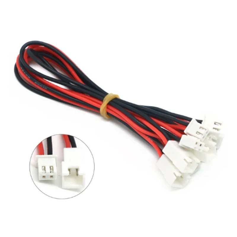 Yiqigou 10 unids 5.9 pulgadas JST-XH Conector Plug 2S-6S 2S 3S 4S 5S 6S Lipo Balance Charger Cable de Silicona Cable de Extensión de Cable de Extensión para Batería RC (2