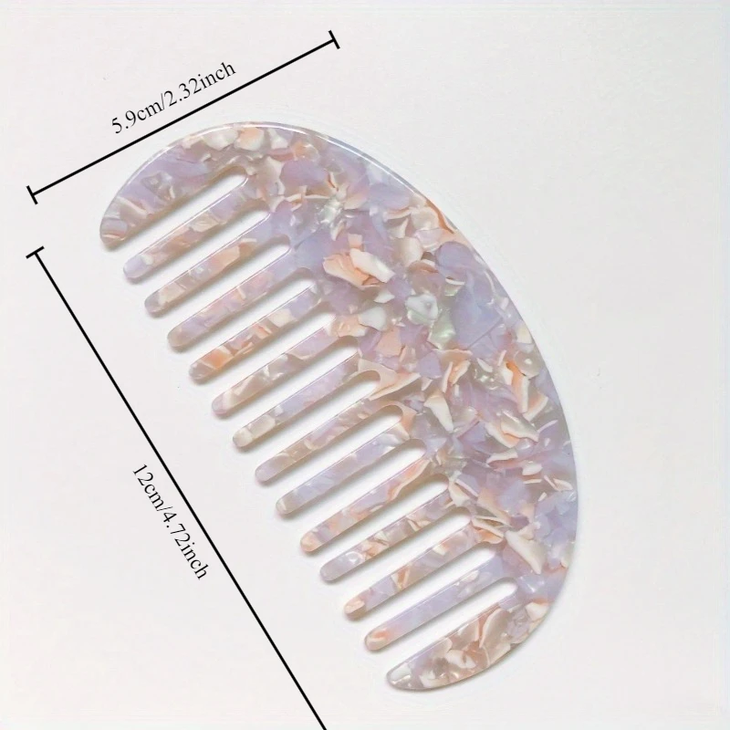 Mini Acetic Acid Hair Comb for Daily Travel and Styling