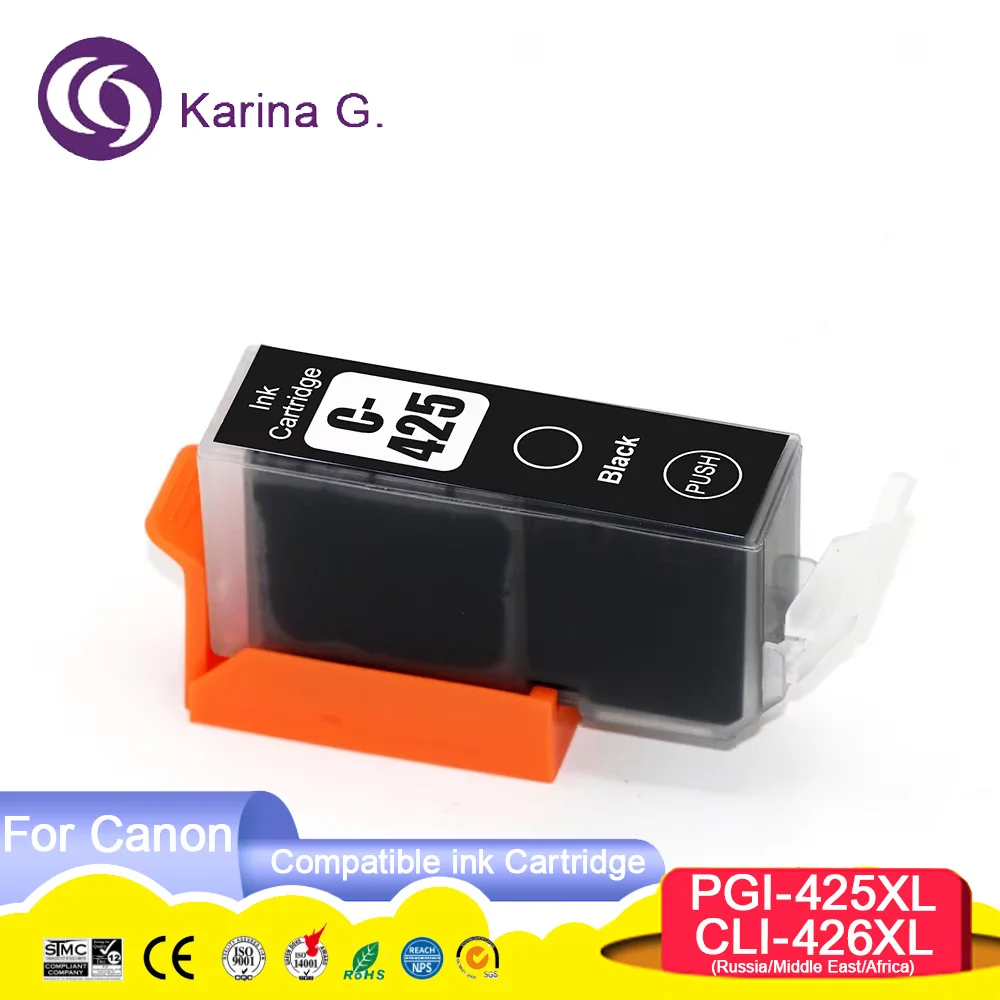 Compatible for  PGI425 CLI426 PGI-425 PGI 425 ink cartridge for  PIXMA MG6140/MG