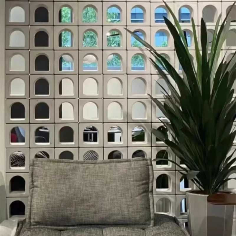 Arch Cement Mold, Plastic Precast Block, Decorative Wall, Interior Decoration, Grass Planting Brick, Home Garden Decoration