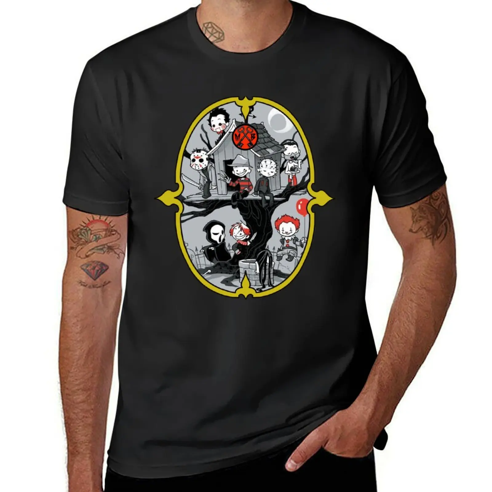

Muse Brand Horror T-Shirt customs design your own vintage anime clothes t shirt men