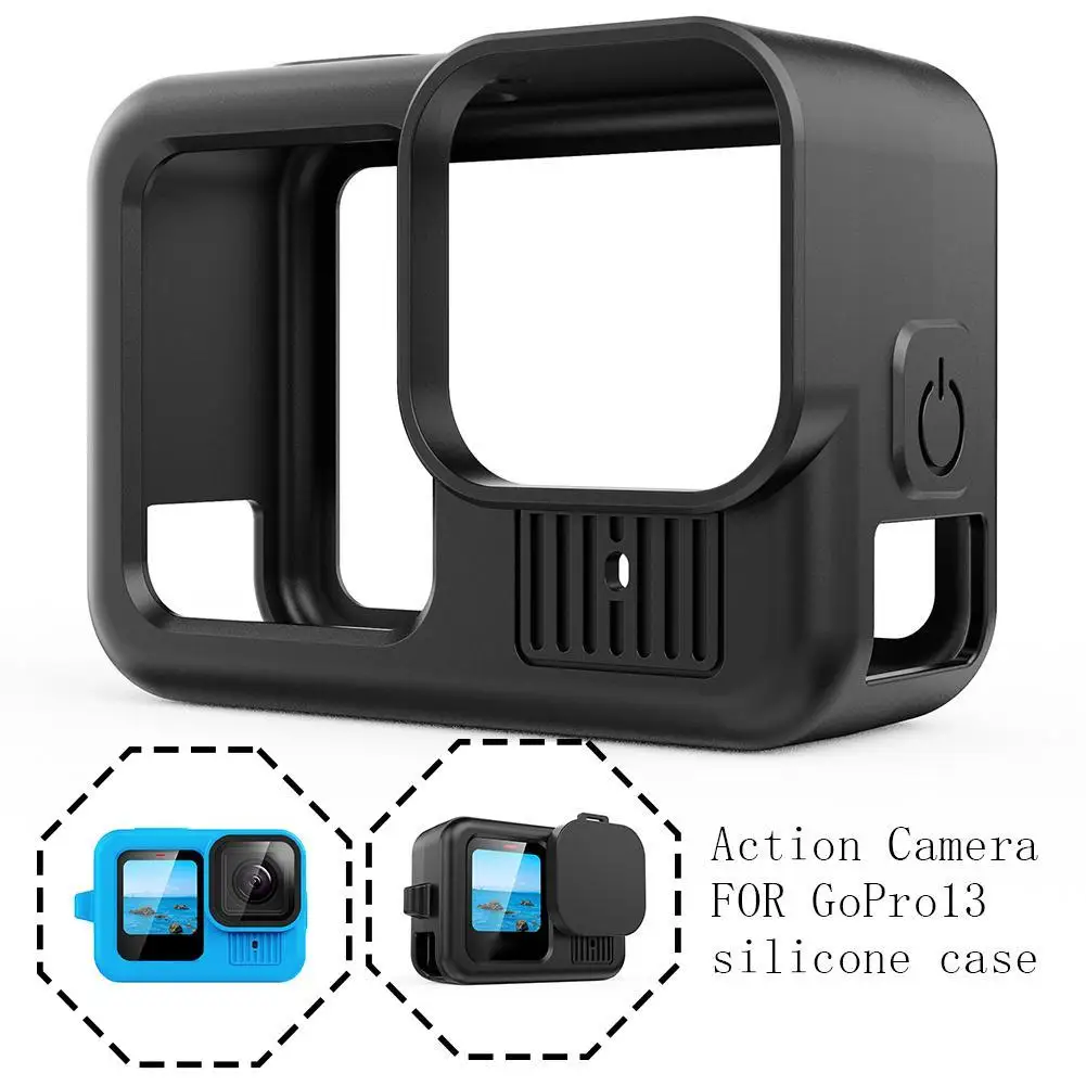 Action Camera Accessory FOR GoPro13 Silicone Protective Jacket Integrated Lens Fully Enveloped Protective Cover Sports Camera Accessories Set