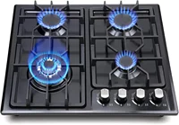 in Gas Cooktop 4 Burners Stainless Steel Stove with NG/LPG Conversion Kit Thermocouple Protection and Easy to Clean 1