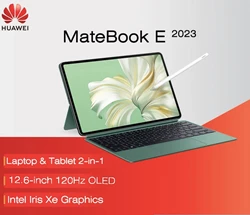 2023HUAWEI MateBook E Laptop Tablet 2-in-1 WiFi i7-1260U 16GB 512GB/1TB Netbook 12.6inch 120Hz OLED Mini PC SSD Iris Xe Graphics