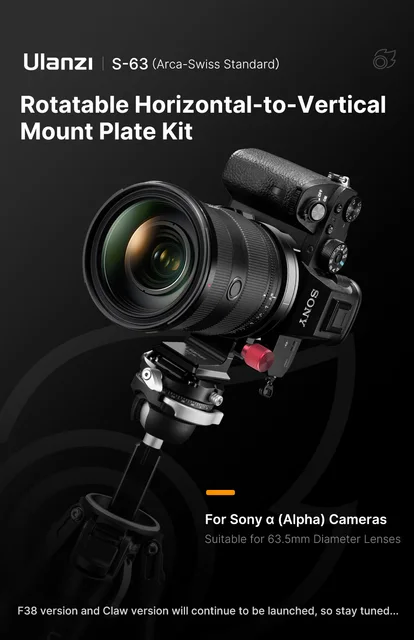 SMALLRIG Plaque de Montage de Collier Rotatif pour Sony A7R V