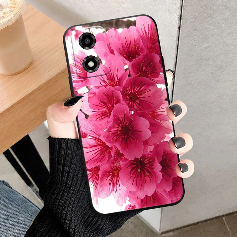 Soft TPU Silicone Shockproof Protector Phone Case - Compatible with Motorola Moto E14 5G