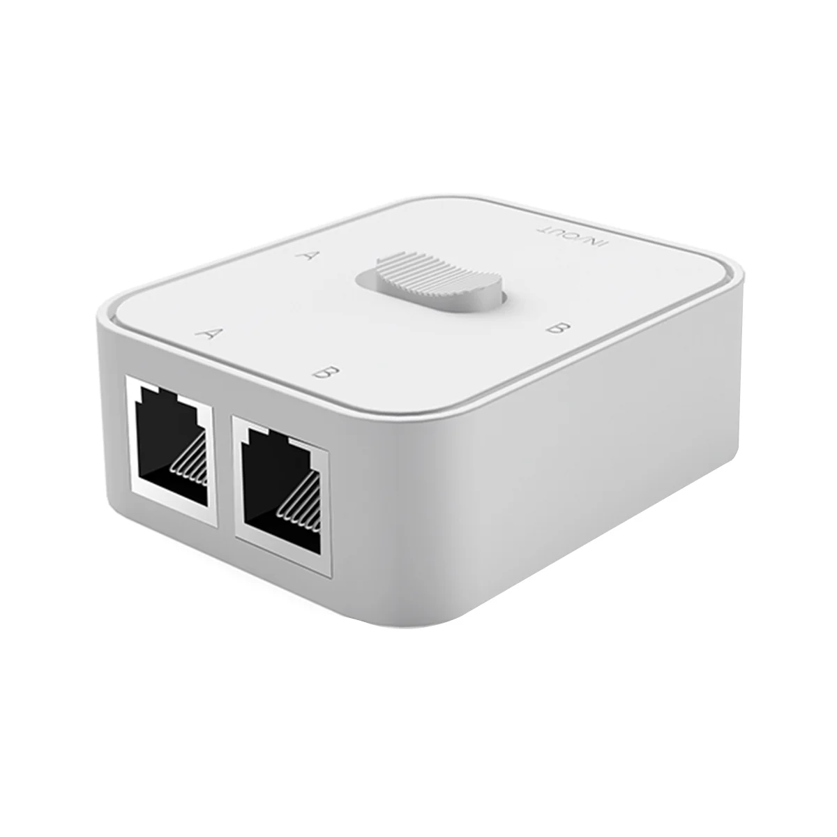 

Двухпортовый гигабитный сетевой коммутатор RJ45, сетевой разветвитель, удлинитель кабеля, двухсторонний внешний сетевой коммутатор, белый