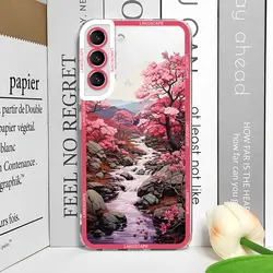 Retro Japanese Landscape Waves Aesthetic Phone Case - Soft Cover - SamsungS21 Ultra (S - H1189T1)
