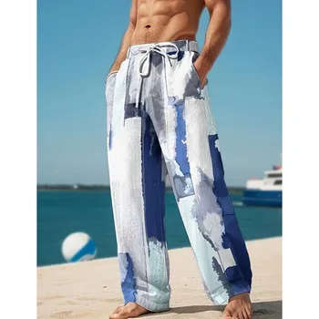 2025 Nuovi Pantaloni da Uomo Graffiti Pantaloni Sportivi 3D Stampati Casual Pantaloni da Jogging Atletici Y2k Pantaloni da Spiaggia All'aperto da Uomo Traspiranti 1