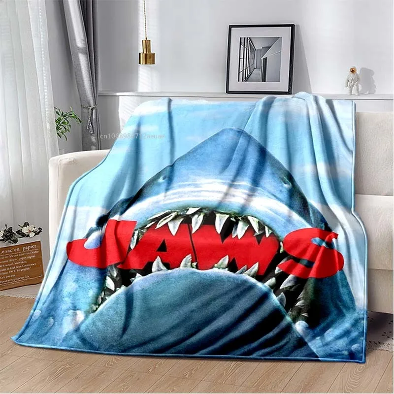 Jaws Coperta Coperta Coperta Shark Movie Collection Coperta In Pile Copertura Morbida Copriletti Caldi Coperte Per Letti Divano Viaggio