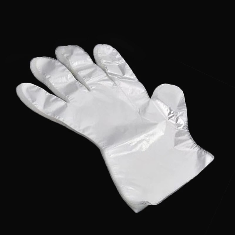 20pc Eco-Friendly Disposable Gloves Plastic Gloves for Cake Eating Salad Cleaning Cooking Baking Kitchen Utensils water proof