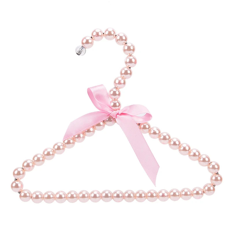 10pcs / lot 40cm Adult Plastic Hanger Pearl Hangers For Clothes Pegs Princess Clothespins Wedding Dress Hanger 4