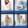 Portable Adult Toilet Booster for Elderly, Thickened Non-slip Commode Chair,Folding Toilet Household Solid Elderly Toilet Chairs 2