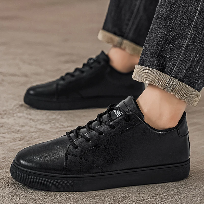 2026 Spring and Autumn Large Size New Trendy Men's Shoes Korean Style Breathable Versatile White Shoes Running Youth Casual Sports Shoes 6