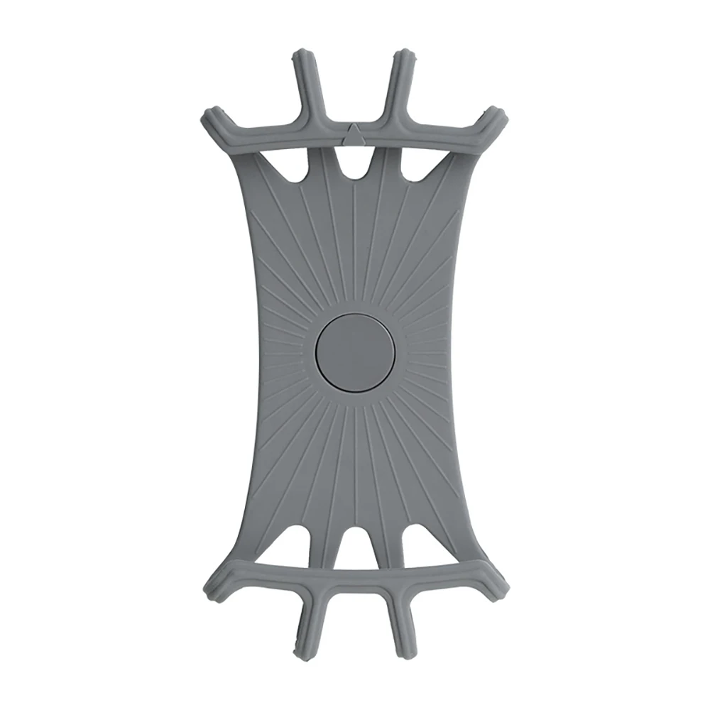 Universal 360° Rotating Silicone Phone Holder for Bicycles, Strollers, and Motorcycles