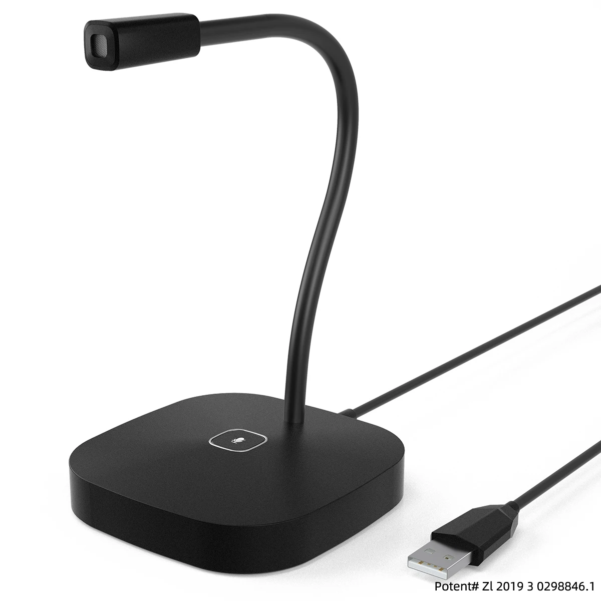 

USB Microphone Yanmai Computer PC Gooseneck Microfono with Mute Button for Streaming Podcasting Gaming Mic for Laptop Mac