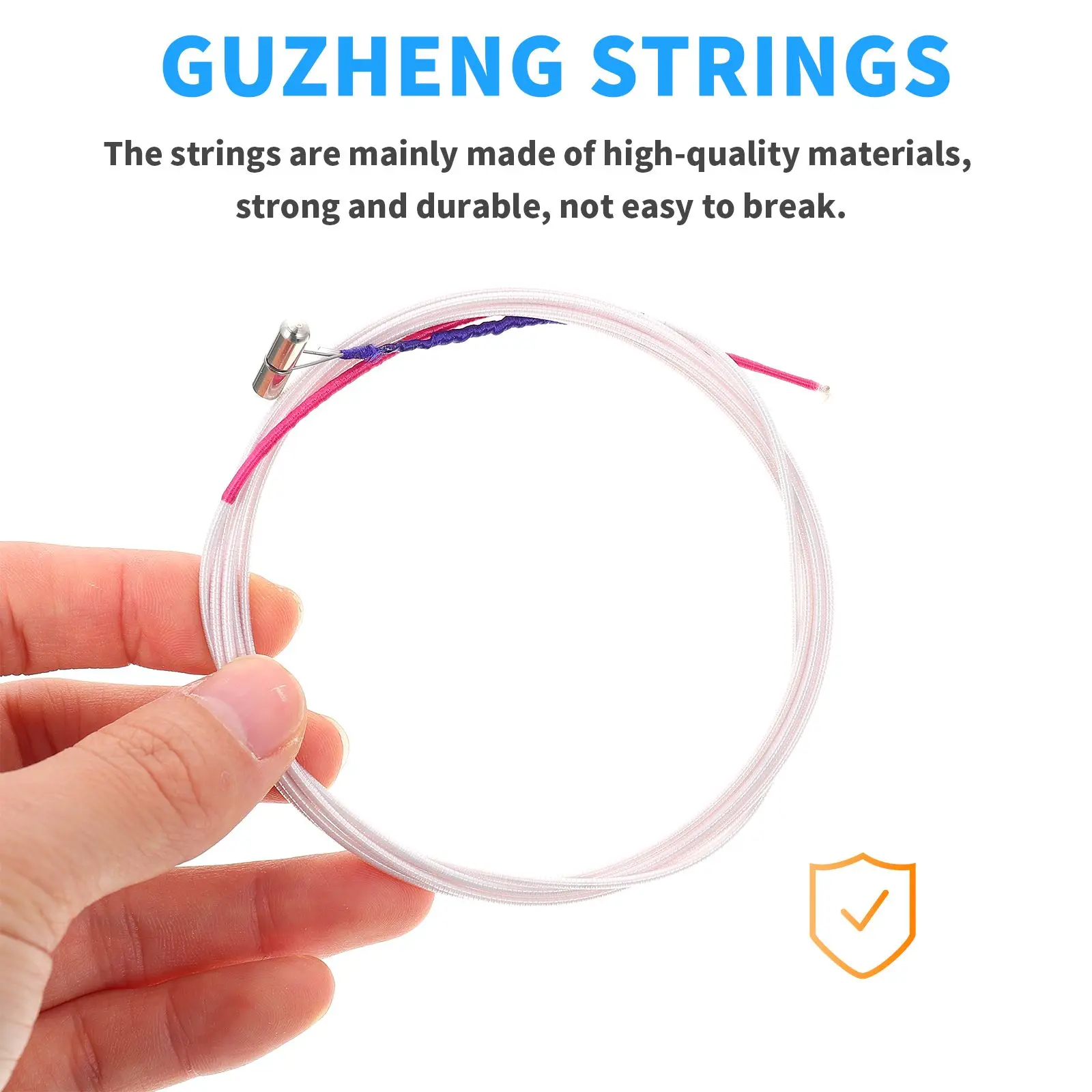 21 Pcs Strong Durable Guzheng Strings Mini Zither Musical Instrument Parts Useful Strings Set For Accessories Practical Cord