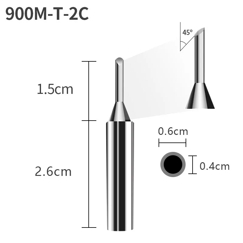 YIHUA 900M-T Series Soldering Iron Tips Pure Copper Lead Free Replacement for 936A 937A Soldering Station Handle Welding Tools