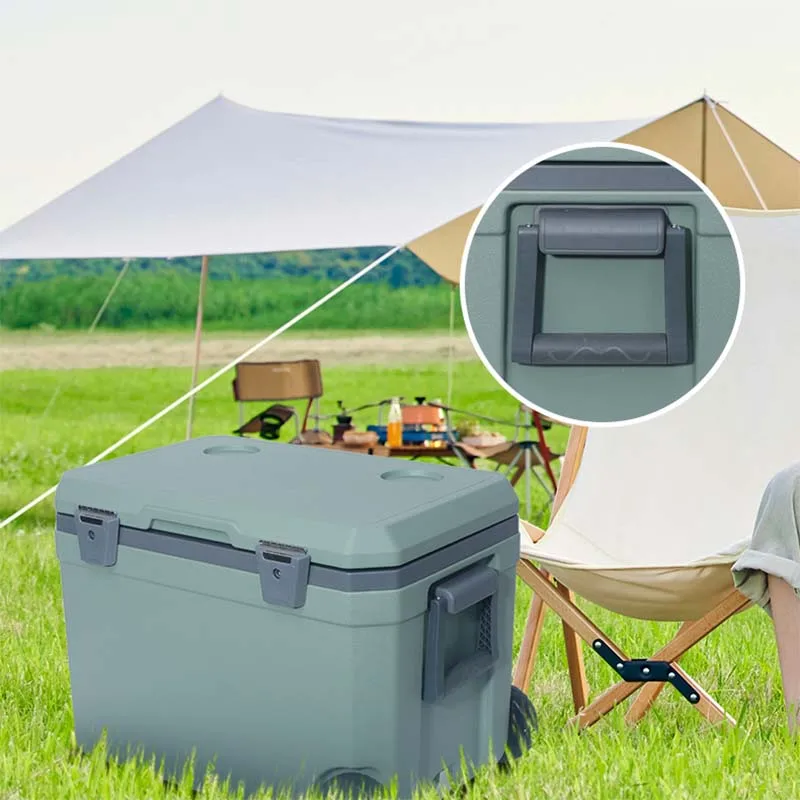 45l Outdoor Camping Cooling Box Large Capacity Cooler Icebox Adult Food  Fresh Drink Cooler Insulate Barbecue Picnic - Camping Cooler - AliExpress