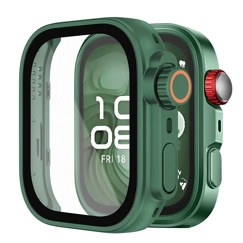 Ultra Protective Case with Tempered Glass Screen for Huawei Watch Fit Series