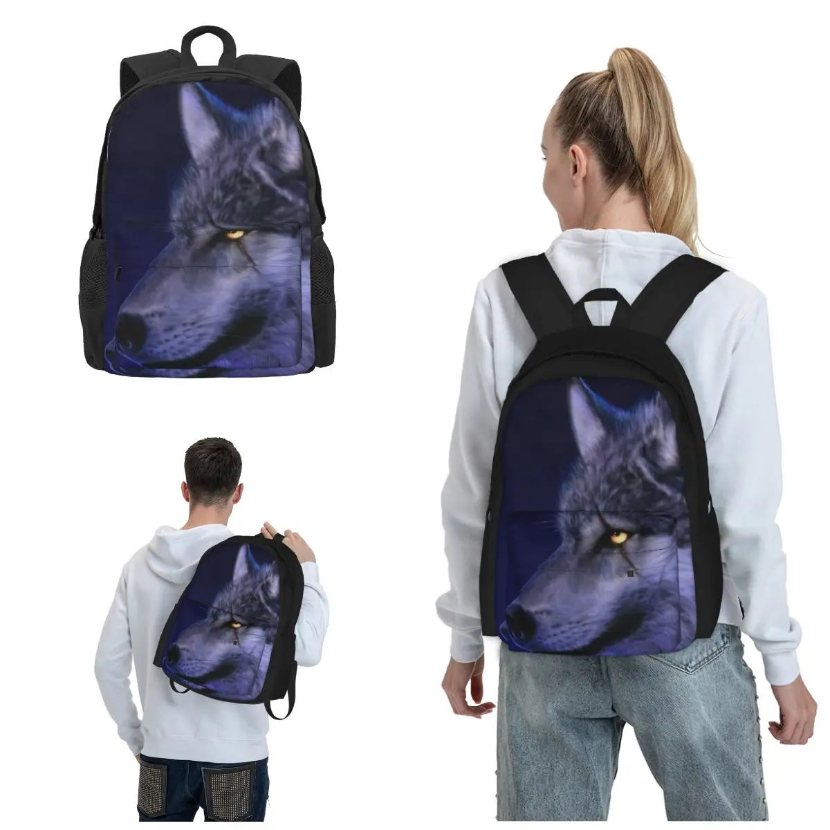 

Модный рюкзак Wolf Step Out в стиле с нашей модой, функциональный рюкзак, сумка для книг, деловой рабочий рюкзак для мальчиков и девочек-подростков
