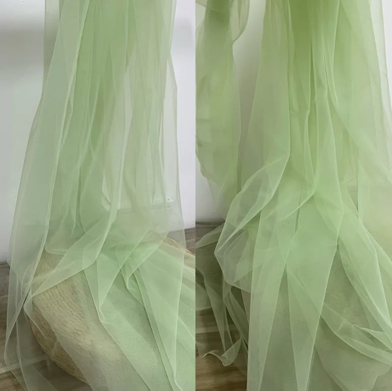 Green Series Avocado Gauze Mesh Skirt for Wedding and Kindergarten Decor