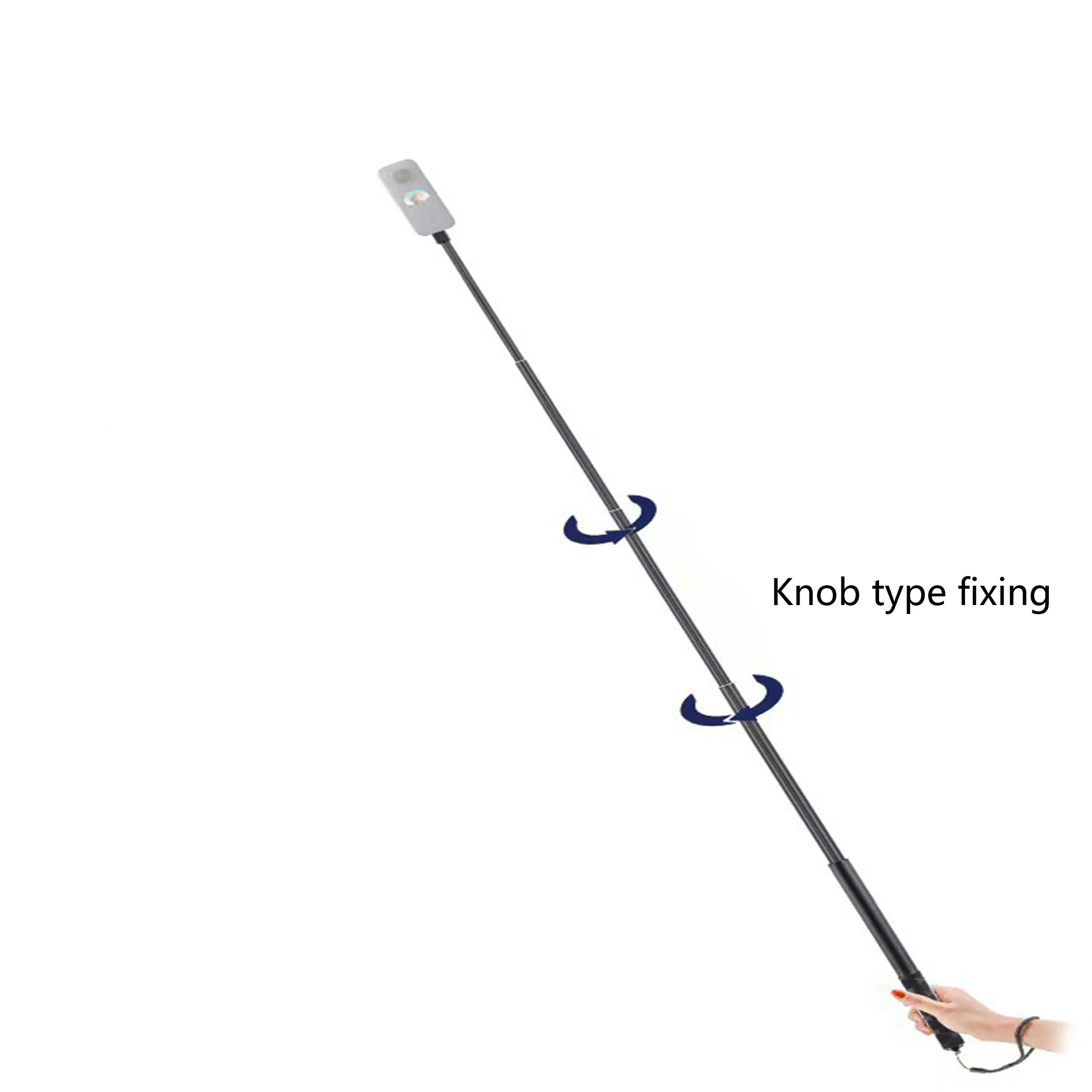 Long 120cm Pull-out Invisible Selfie Stick For X4, X3, X2, X, Insta360 ONE R, RS, Insta 360 Camera_voghion.com