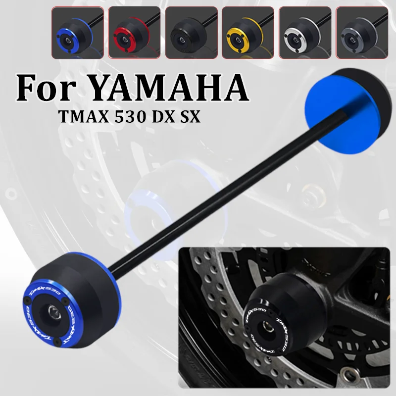 

TMAX530 Motorcycle Accessories For Yamaha TMAX 530 SX DX 2017 2018 2019 T-MAX530 Rear Axle Fork Crash Sliders Wheel Protector