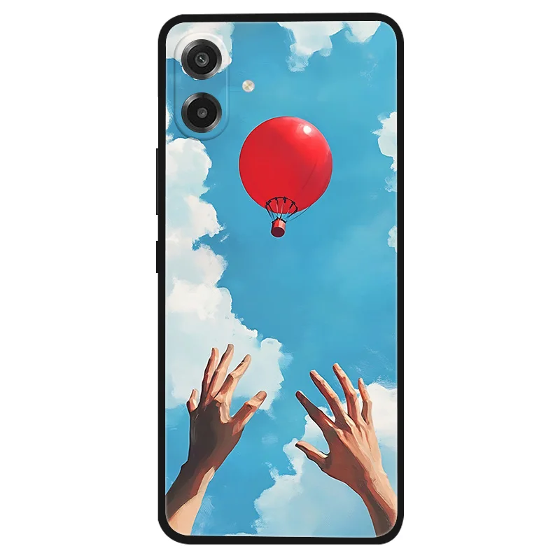 Cute Flower Print Soft Silicone Case - Enhanced Protection Cover