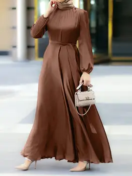 2022 Spring Chic Elegant Puff Sleeve Robe