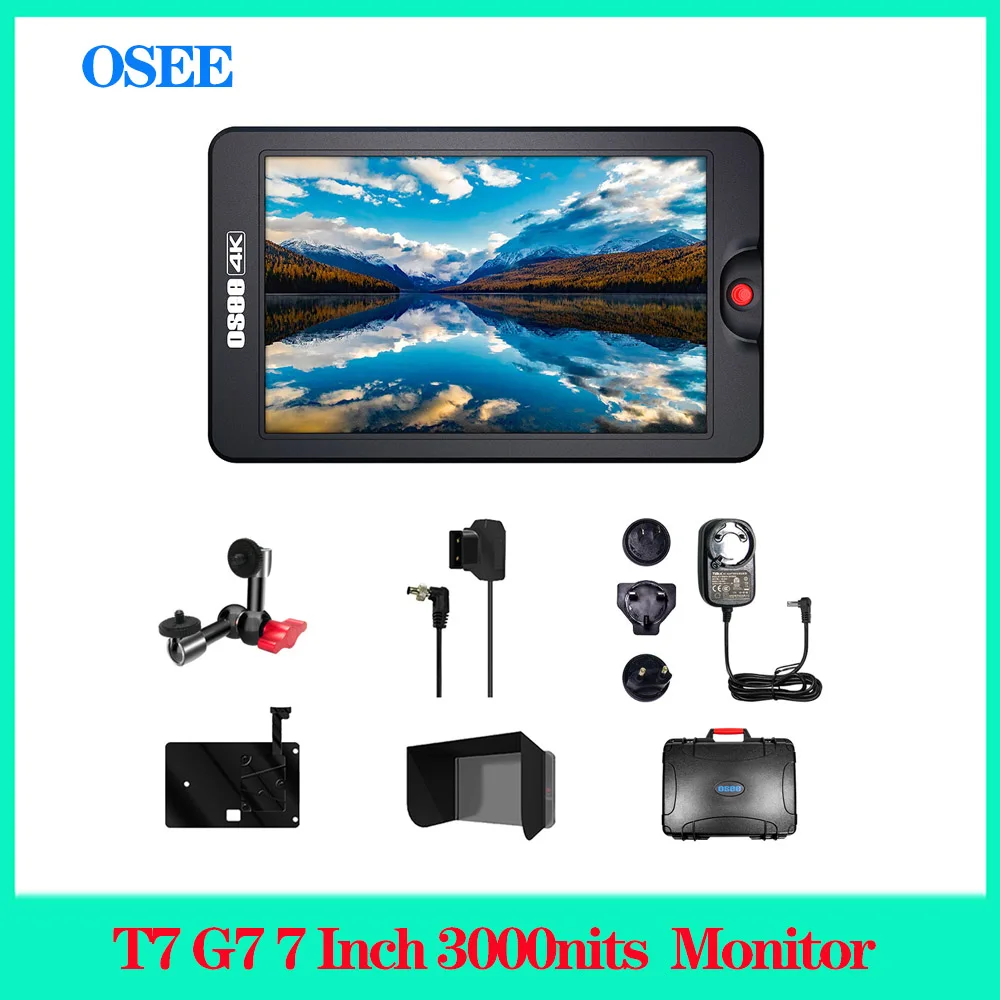 【美品】OSEE T7 / 4K カメラモニター 3000nits Amazon.com: osee T7 7inch Upgraded Version 3000 Nits Ultra